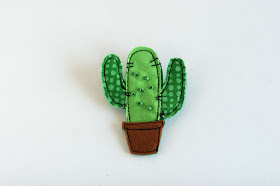 Cactus Fabric brooche tomtoy