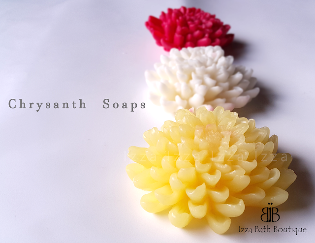 Chrysanthemum Soap, Izza Bath Boutique