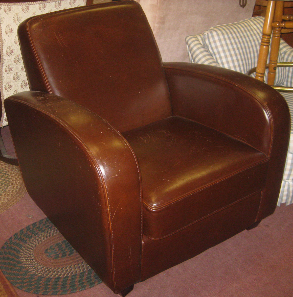 SOLD - Handsome Leather Chair
