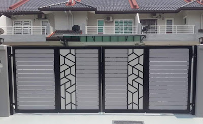 Desain Model Pagar Stainless Steel Modern Masa Kini Terbaru