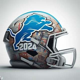 Detroit Lions 2024 Concept Helmets