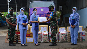 PIA Ardhya Garini Cabang 4/ Daerah I Lanud Husein Sastranegara  Memberikan Bantuan 