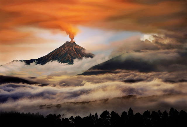 Tungurahua Volcano Eruption