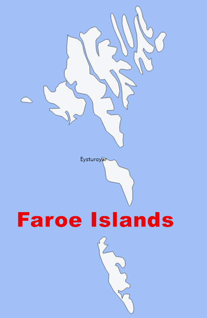 image: Faroe Islands Administrative Divisions Map
