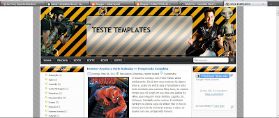 Template header Editavel Blogger
