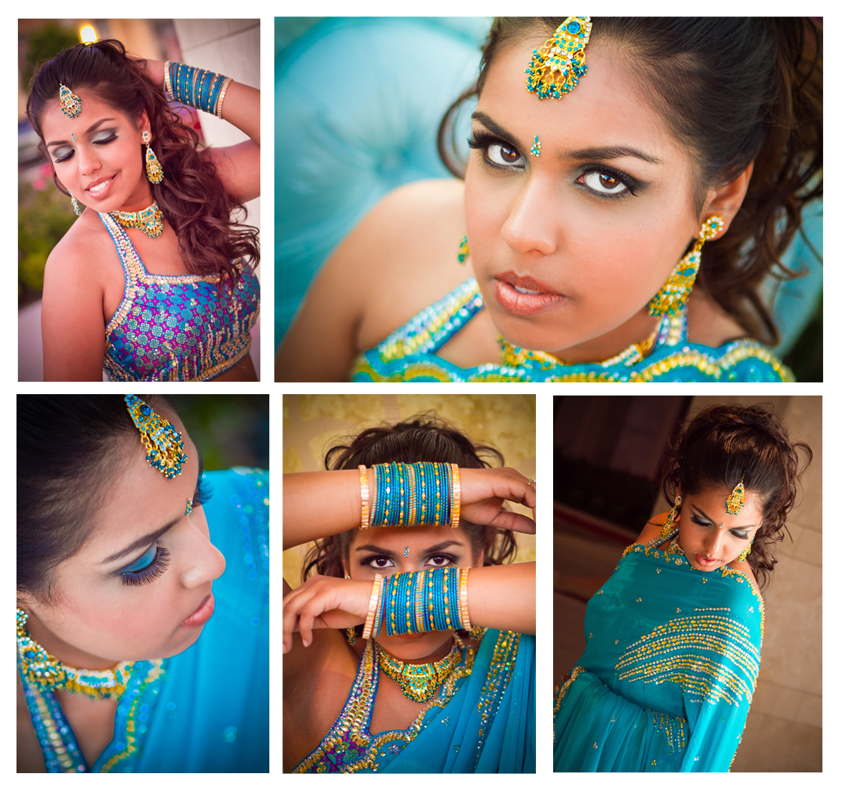 indian wedding collage