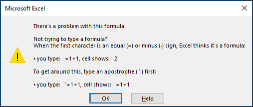 Rotura de fórmulas en Excel