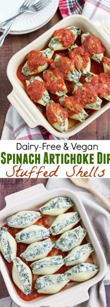 Vegan Stuffed Shells