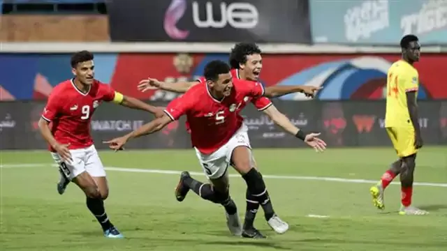 ملخص اهداف مباراة مصر الاوليمبي وبنين (2-0) مباراة ودية