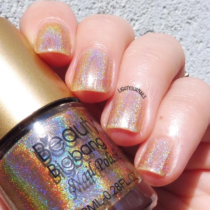 Smalto olografico nude Beauty BigBang 04 nude holo polish