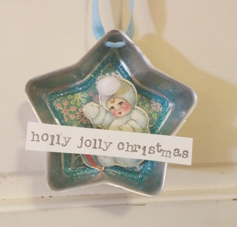 Repurposed Jello Mold Ornaments