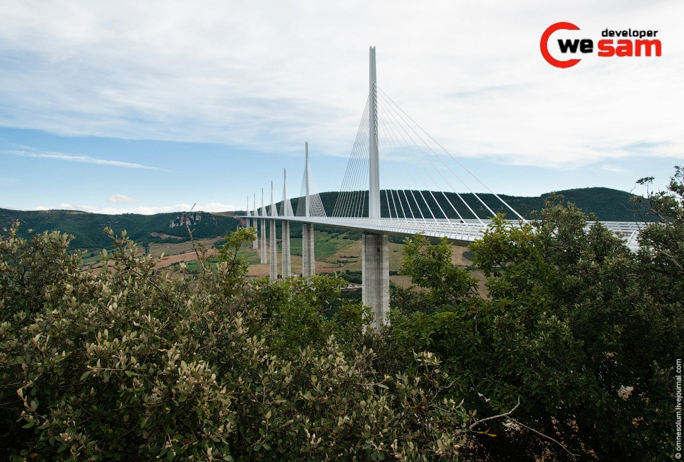 Viaduct Millau - صاحب الرقم القياسي بين الجسور