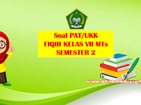 Soal PAT Fikih Kelas VII MTs Semester 2 KK 2013