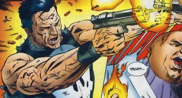 punisher membantai marvel superhero