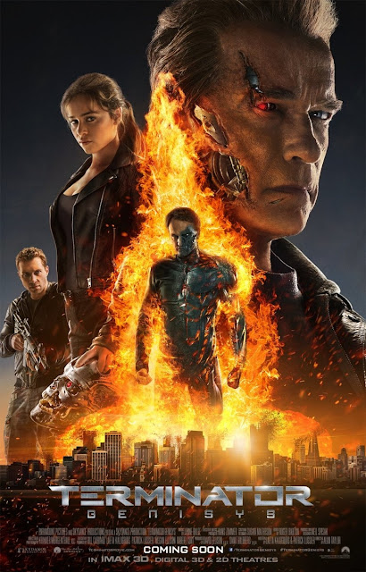 Terminator Genisys, Directed by Alan Taylor, Movie Poster, starring Arnold Schwarzenegger, Jason Clarke, Emilia Clarke, Movie Review by Murtaza Ali Khan