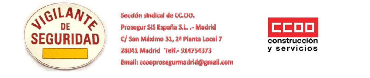 CC.OO. PROSEGUR MADRID