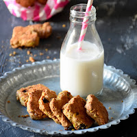  Bolachas de pistachios e frutos secos