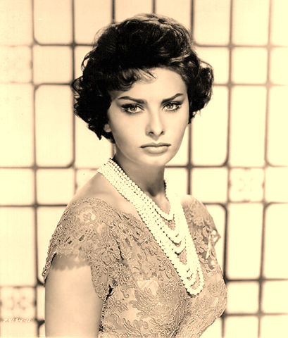Sophia Loren in the 1950s