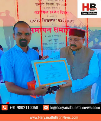 Uttarakhand minister Satpal Maharaj honored Deepak Kaushik