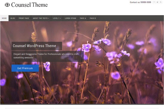 Counsel WordPress theme