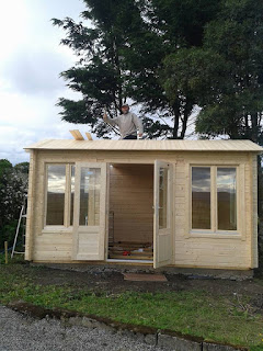 building a log cabin