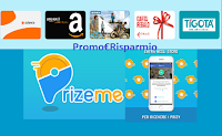 Logo Prizeme : la APP che premia il tuo shopping con coupon Amazon e non solo