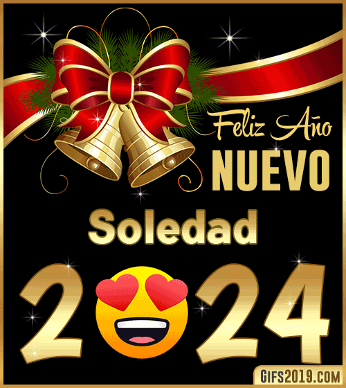 Feliz año nuevo 2024 Soledad