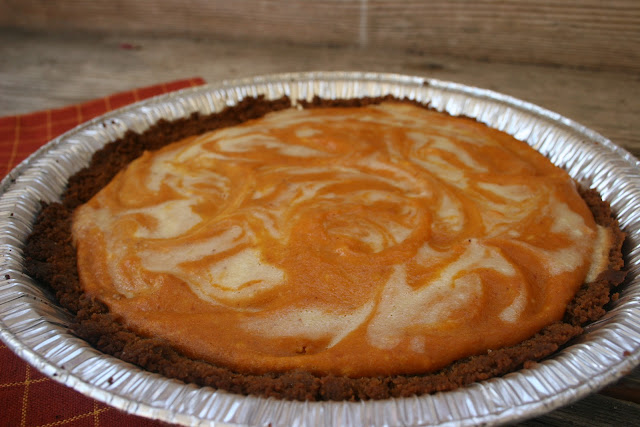 Pumpkin Ginger Cheesecake Pie