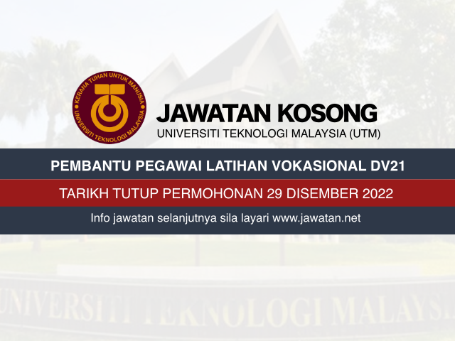 Pembantu Pegawai Latihan Vokasional DV21