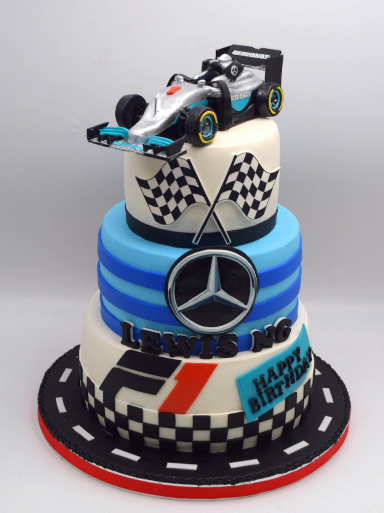 The Sensational Cakes: Formula F1 race car racing theme design birthday