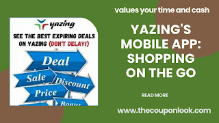 Yazing's Mobile App: Shopping on the Go