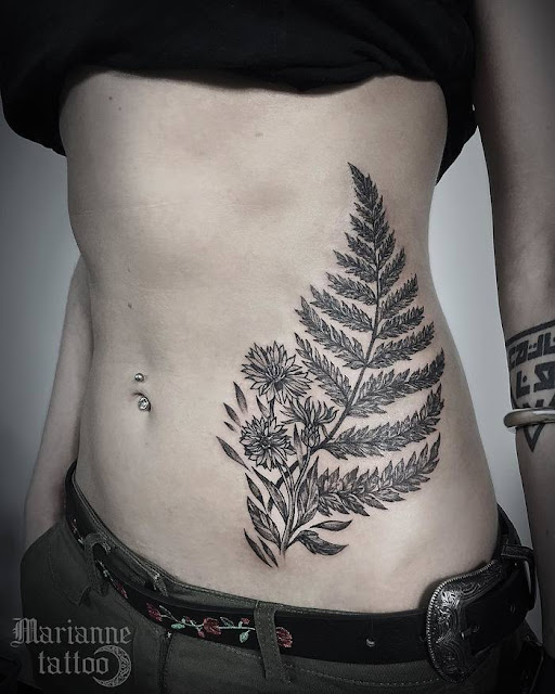 50 tatuagens de samambaia que ficam lindas no corpo feminino!