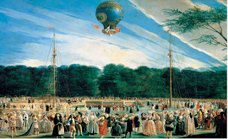 Ascension de un globo Montgolfier en Aranjuez