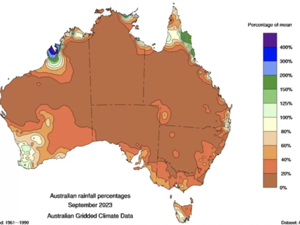 Australias Record-Breaking Dry September 2023 A Harsh Climate Reality
