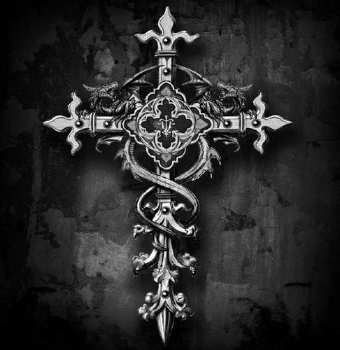 Gothic cross tattoo search results from Google