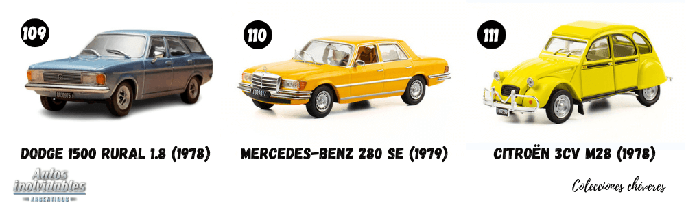 dodge 1500 rural 1.8 1:43, dodge 1500 rural 1.8 1:43 1978, dodge 1500 rural 1.8 1978 autos inolvidables argentinos, mercedes benz 280 se 1:43, mercedes benz 280 se 1979, mercedes benz 280 se 1979 autos inolvidables argentinos, itroën 3cv m28 1:43, citroën 3cv m28 1978, citroën 3cv m28 1978 autos inolvidables argentinos, autos inolvidables argentinos salvat