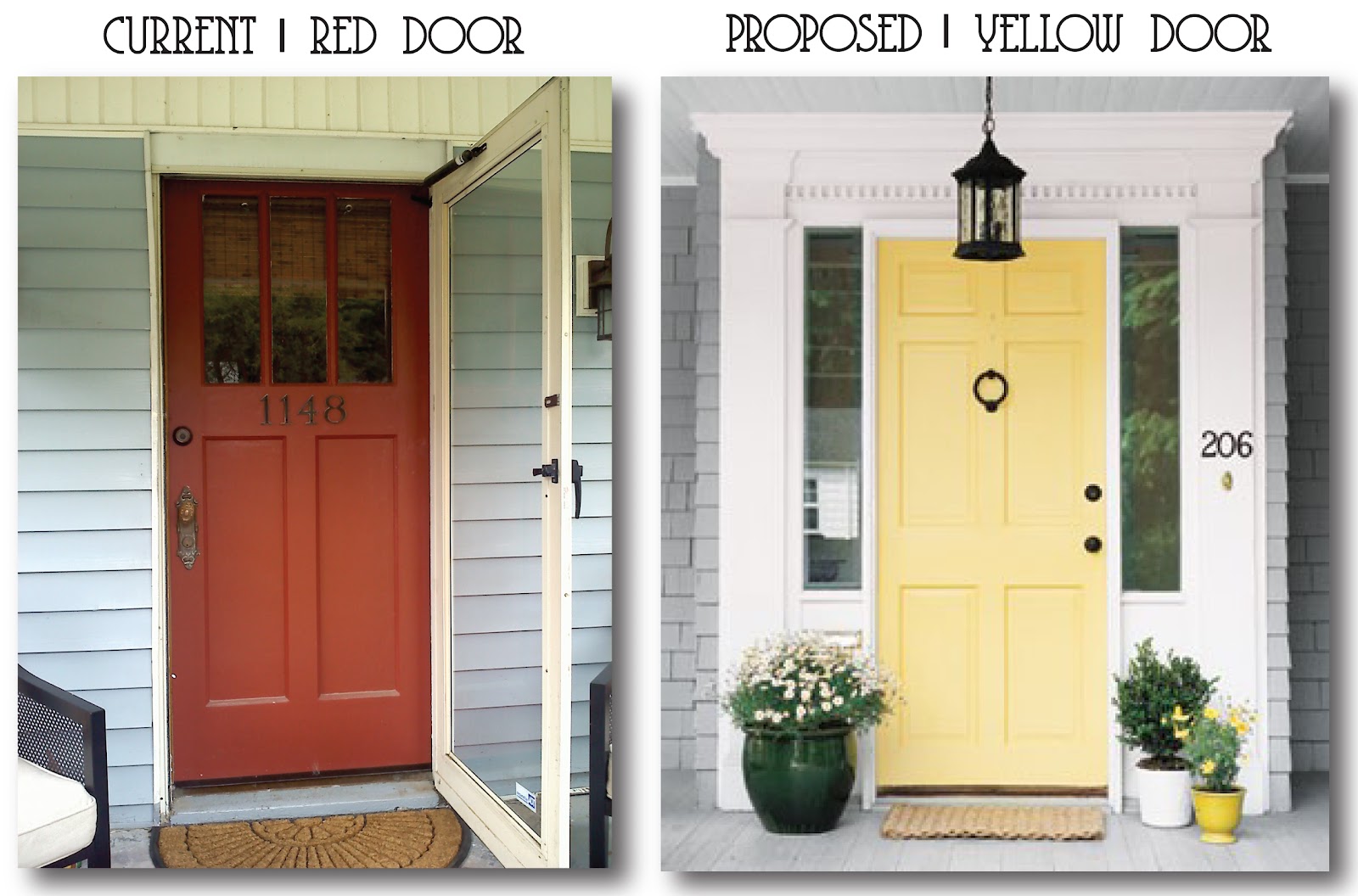 Bungalow Bliss VOTE Front Door Makeover