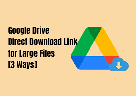 How to add direct download link from Google drive (pdf, video ,etc.,)