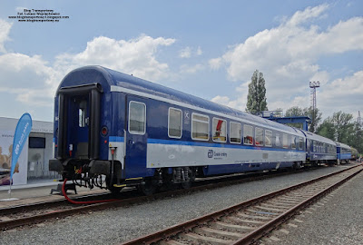 Wagon restauracyjny serii WRmz nr 61 81 88-90 206-7, České dráhy, Czech Raildays 2018