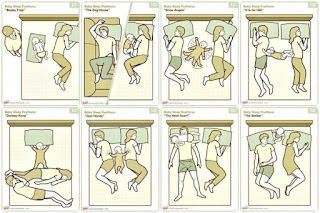 différentes positions pour dormir