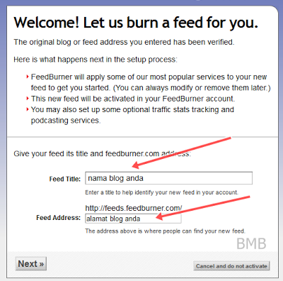 bagaimana cara membuat feedburner 3