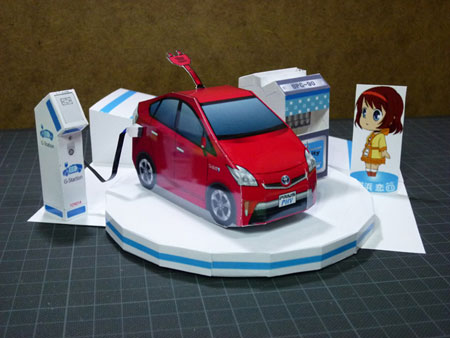 Toyota Prius PHV Papercraft