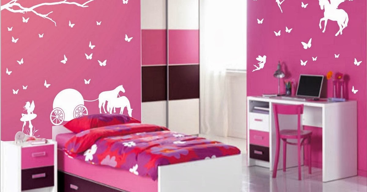  Kamar  Tidur  Anak  Perempuan  Warna Pink 