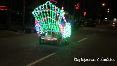 Becak cinta khas kota Bojonegoro