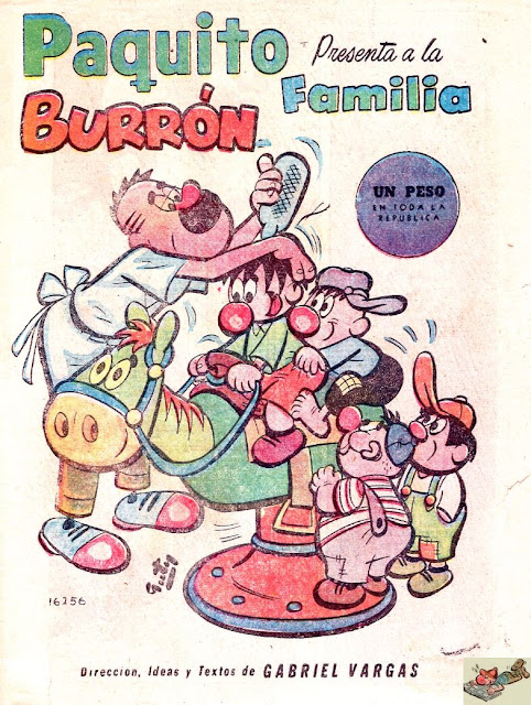 REVISTA DE COLECCIÓN  LA FAMILIA BURRON 6 DE OCTUBRE DE 1955 No. 16,256