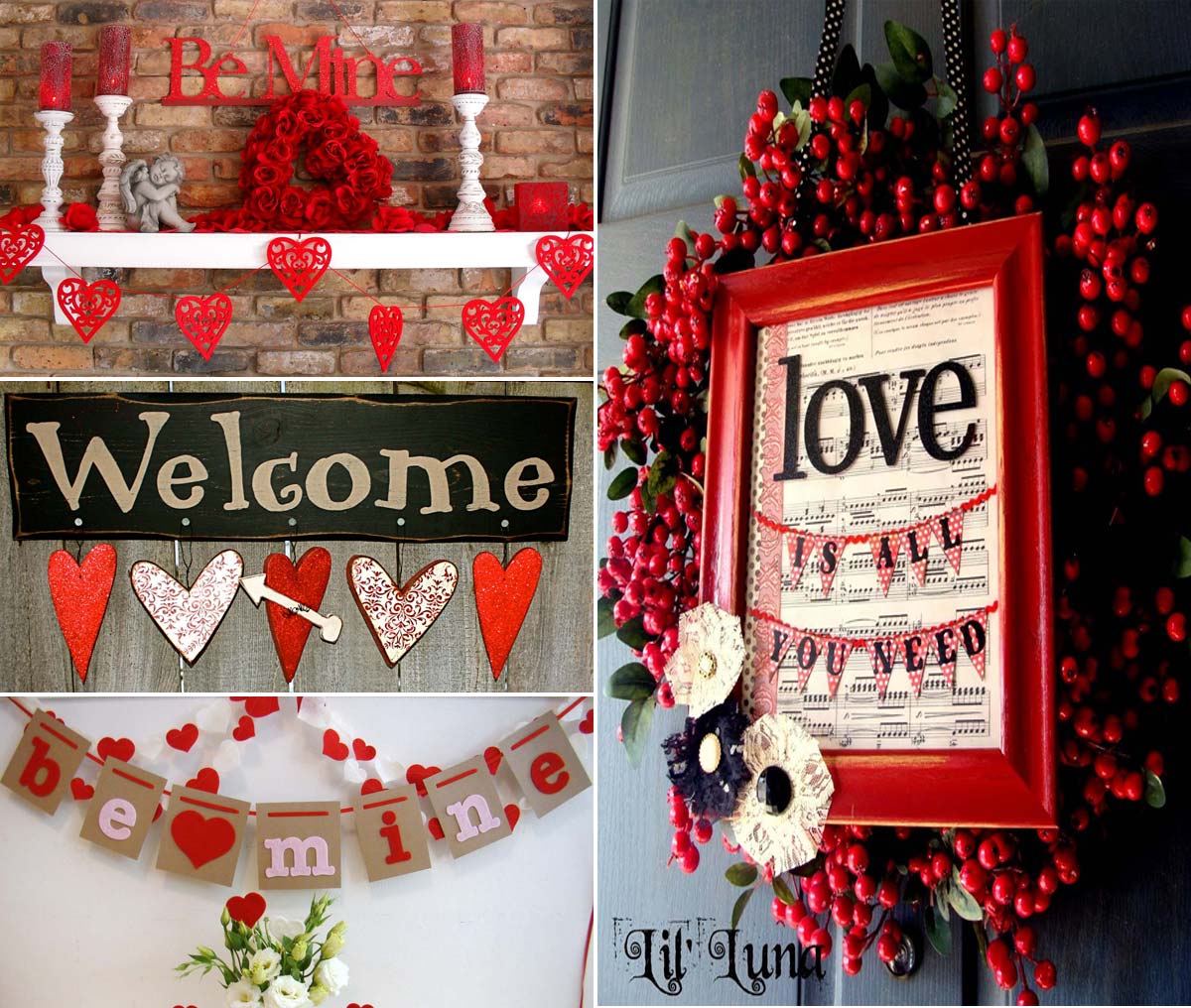 8. Valentine's Day Decorations Ideas 2014 To Decorate Bedroom,office And House