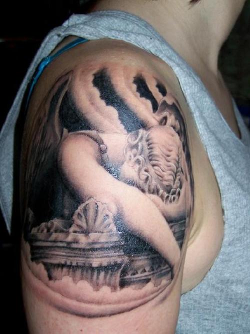 Fallen Angel Tattoo 4