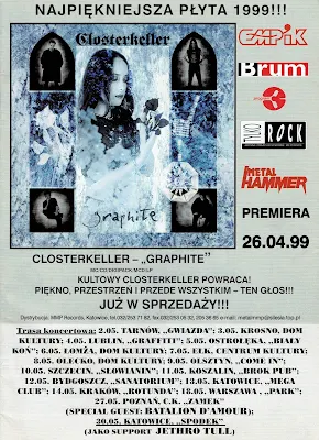 Closterkeller - "Graphite" - reklama Metal Hammer 5/1999