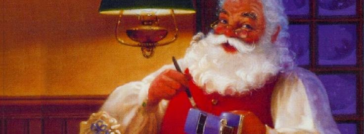 Classic Santa Drawing Cover Photo