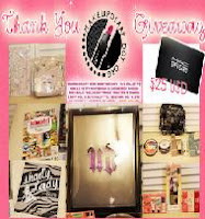 A thank you giveaway by Makeup Diary.